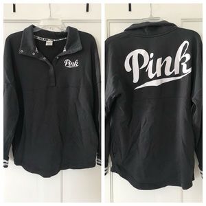 Gray PINK pullover sweatshirt